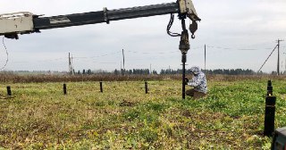 Установка винтовых свай Урюпинск цена от 3145 руб.
