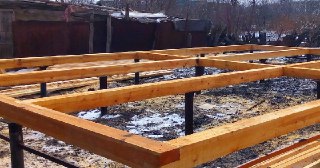 Пол на винтовых сваях Урюпинск цена от 15722 руб.